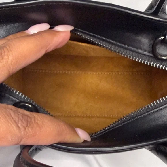 Coach Classic Black Leather mini bag - Picture 5 of 5